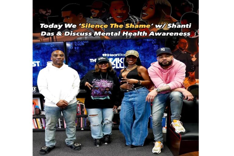 Shanti on the Breakfast Club for National Silence the Shame Day.